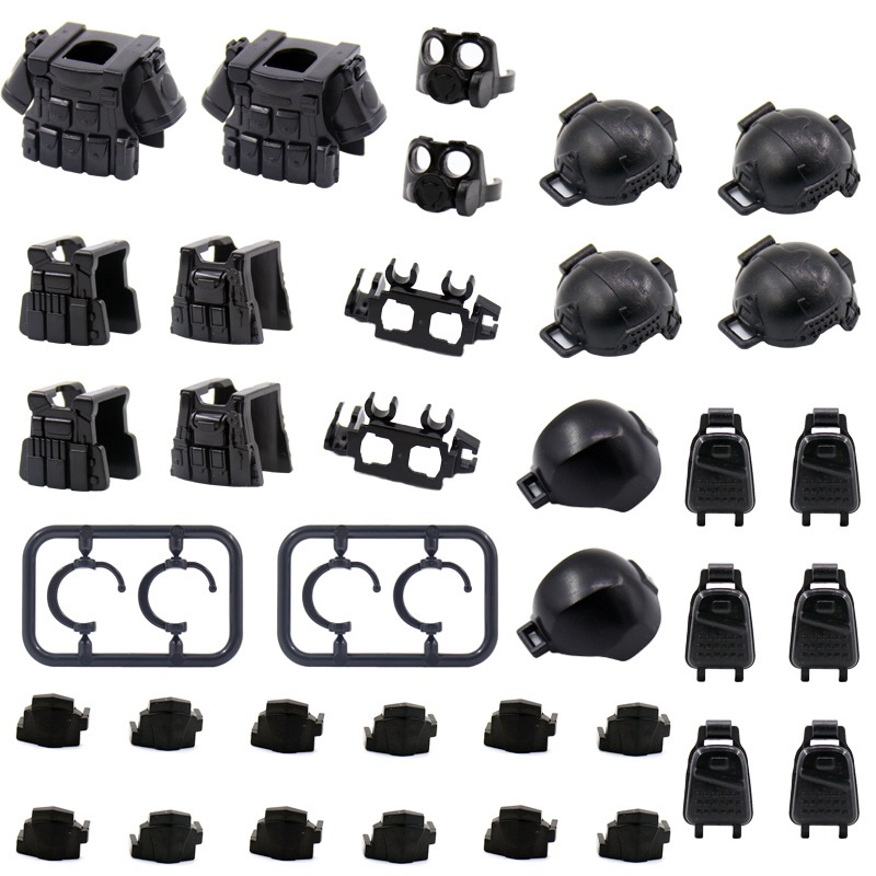 Lego Minifigure Holder - MOC Military Weapons SWAT City Police