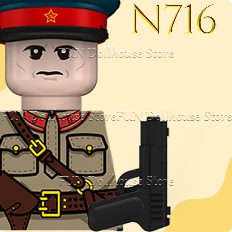 MOC WW2 Soviet Soldier Figures - Lego Minifigure Holder recensie en prijs