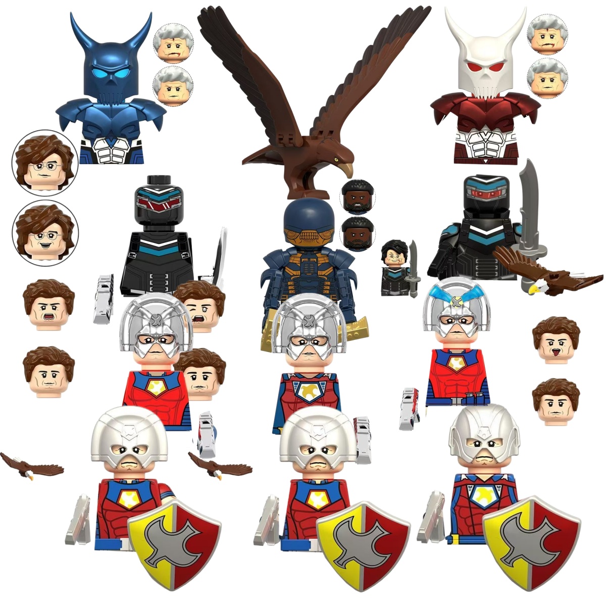SuicideSquad Peacemaker Blue D - Lego Minifigure Holder recensie en prijs