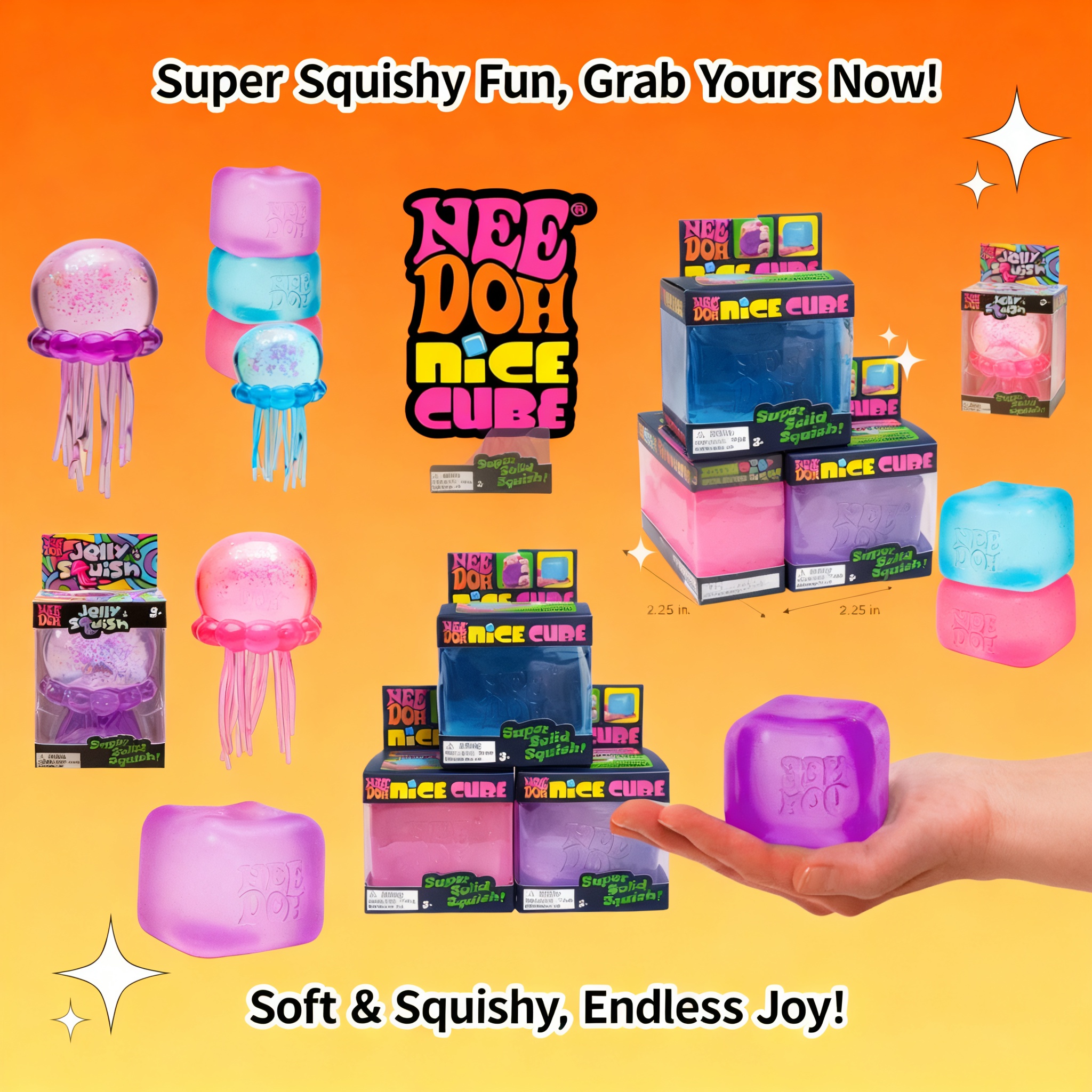 Trending Jellyfish Cube Squish - Fidget Cube Original recensie en prijs