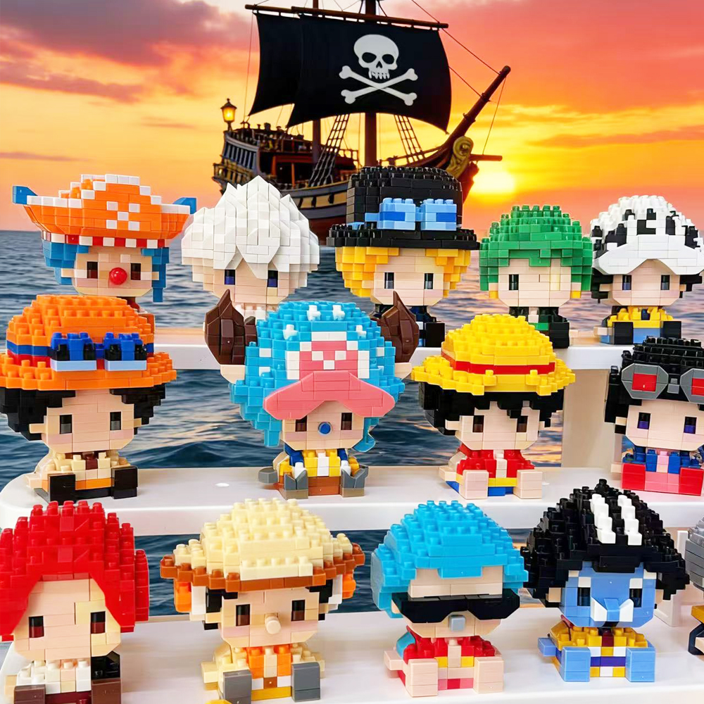 ONE PIECE Sun God Nika Luffy M - Building Block Mini recensie en prijs