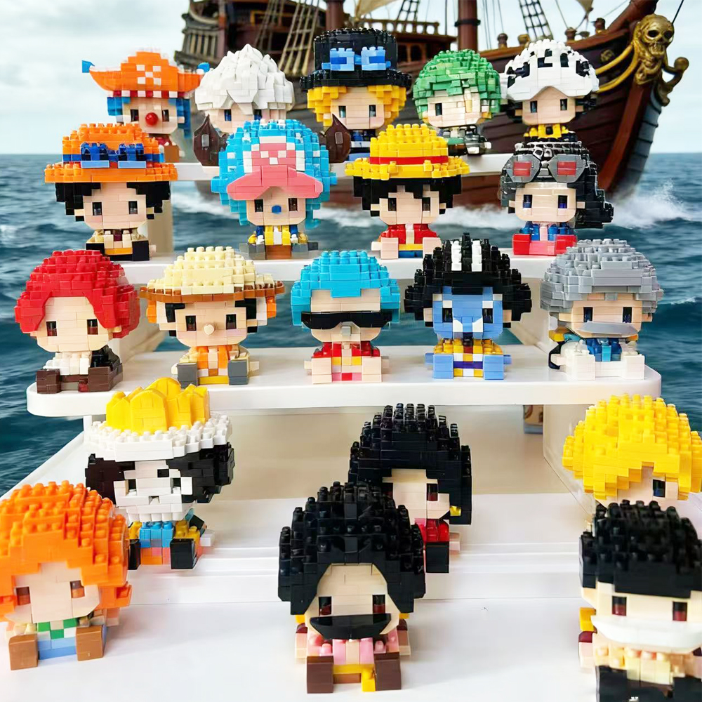 ONE PIECE Sun God Nika Luffy M - Building Block Mini recensie en prijs