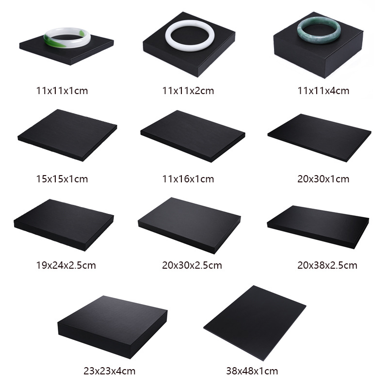Black PU Leather Jewelry Displ - Display Risers Set recensie en prijs