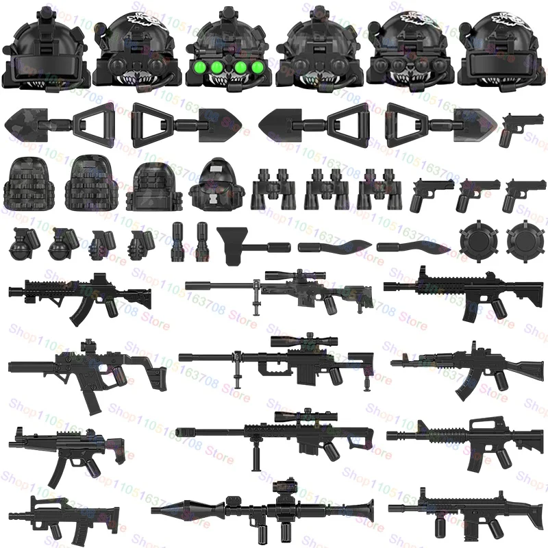MOC Military Soldiers Action F - Lego Minifigure Holder recensie en prijs