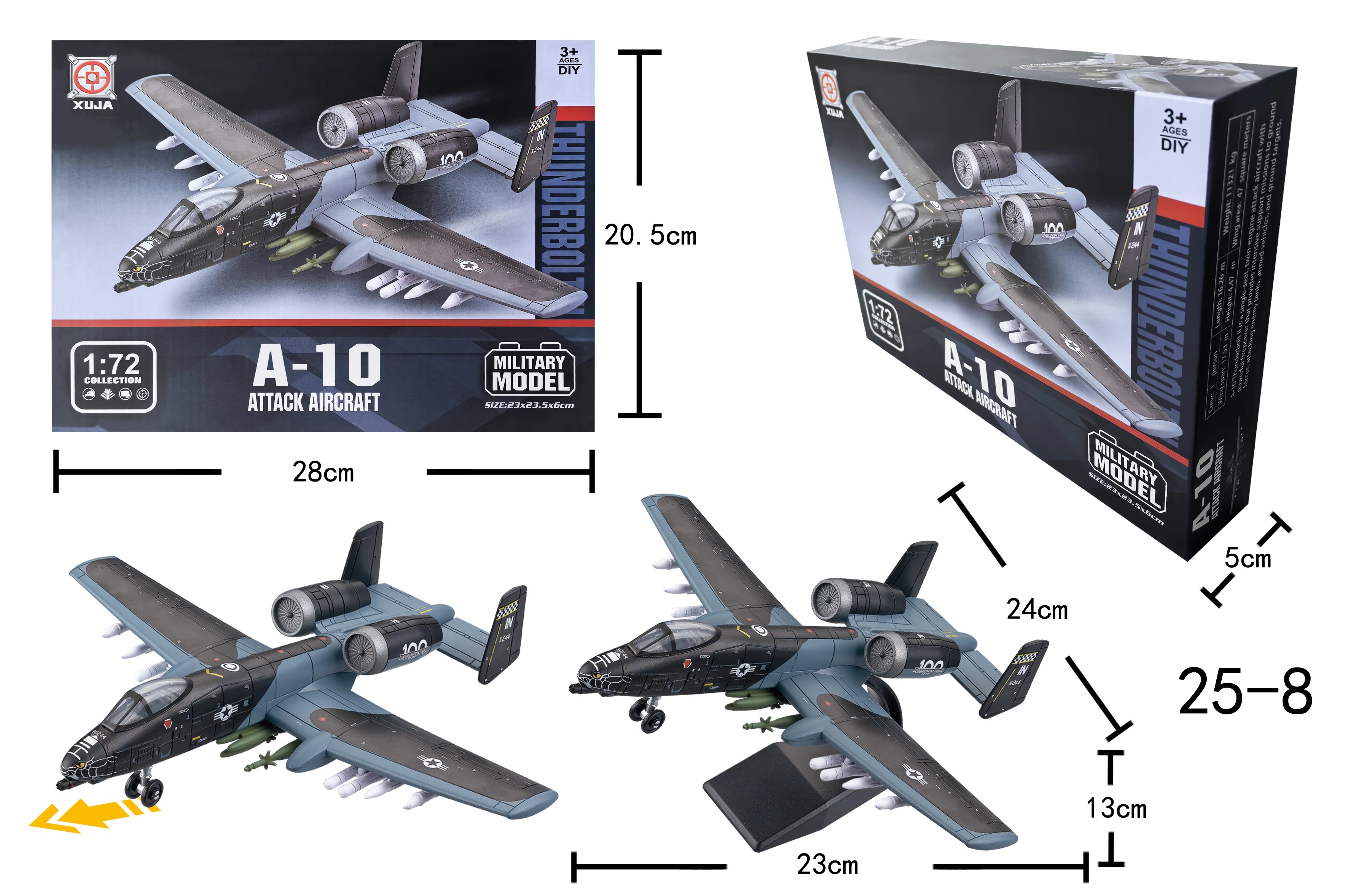 A-10 Warthog 1/72 Scale Micro  - Model Airplane Plastic recensie en prijs