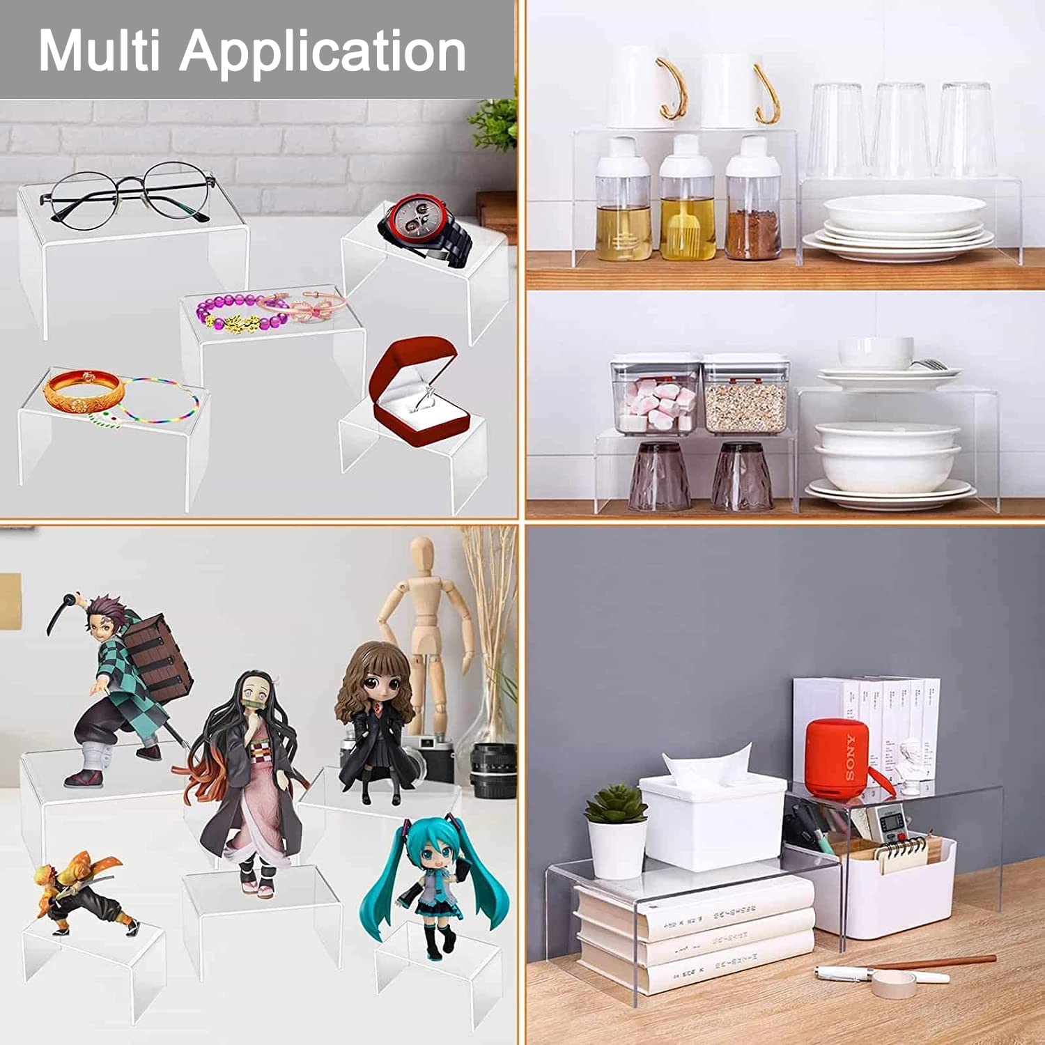U Shape Acrylic Display Risers - Pop Display Shelf recensie en prijs