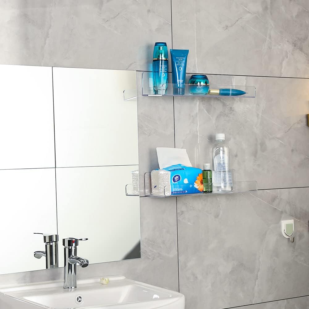 4 Pack Clear Acrylic Floating  - Pop Display Shelf recensie en prijs