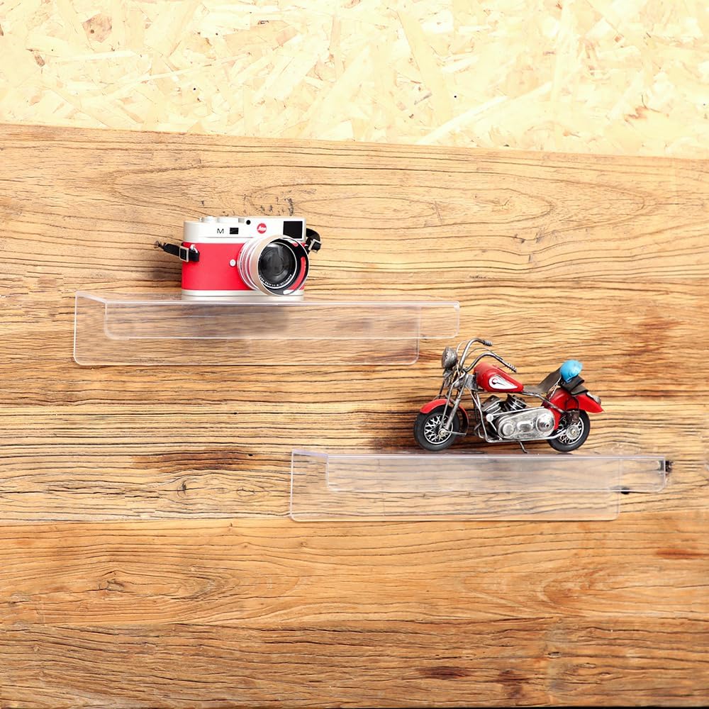 4 Pack Clear Acrylic Floating  - Pop Display Shelf recensie en prijs