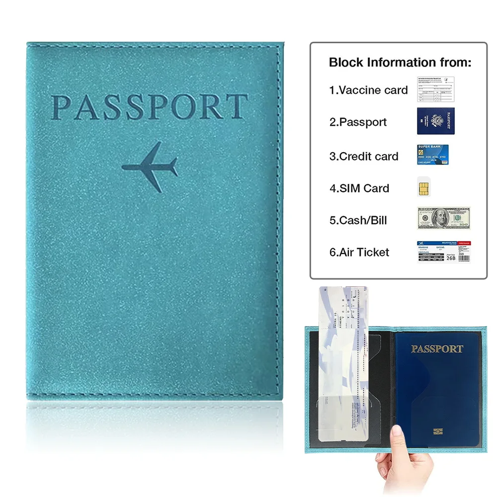 Passport Cover Blue Color Pu P - Card Top Loader recensie en prijs