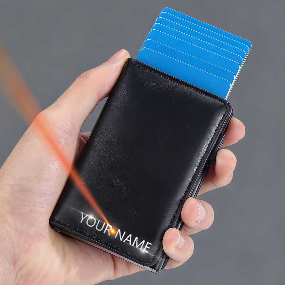 New RFID Mini Men Card Wallets - Card Top Loader recensie en prijs