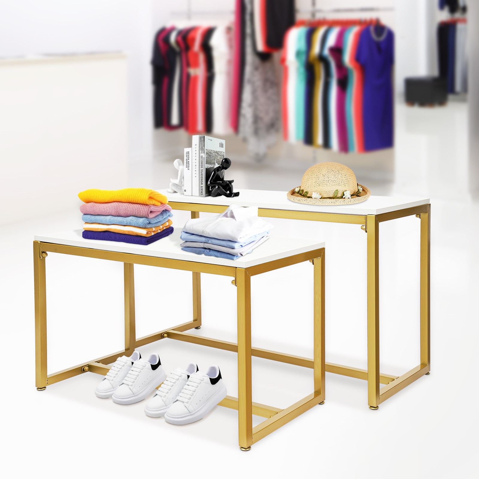 Metal Shoe Handbag Display Sta - Display Risers Set recensie en prijs