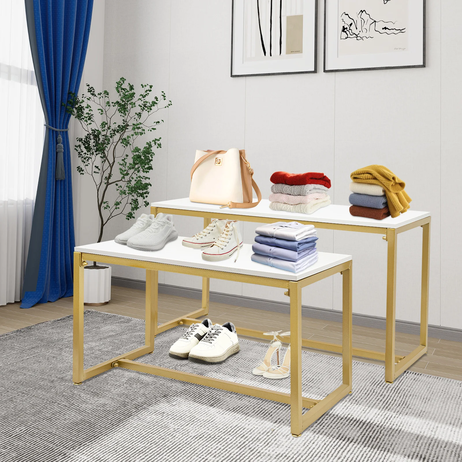 Metal Shoe Handbag Display Sta - Display Risers Set recensie en prijs
