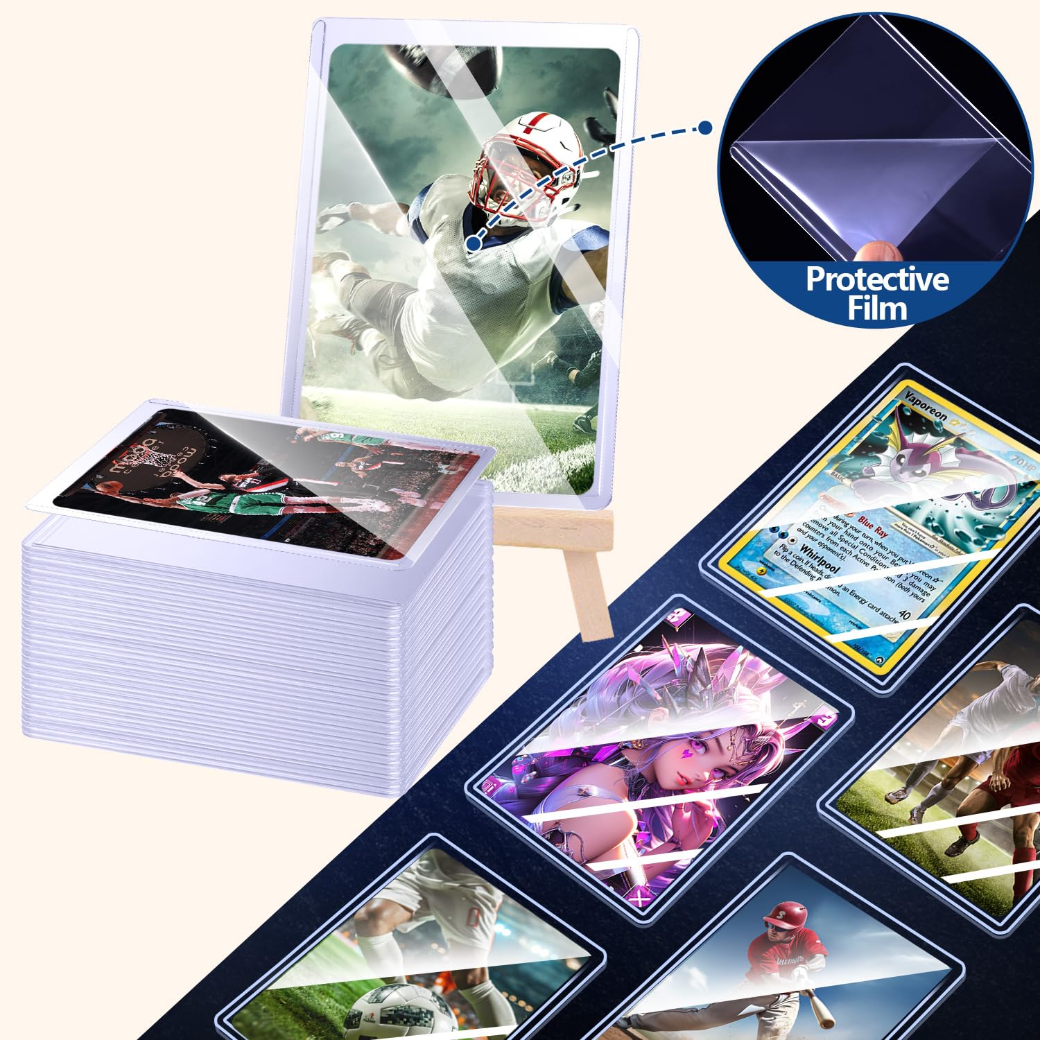 25-100pcs Hard Card Sleeves An - Card Penny Sleeve recensie en prijs