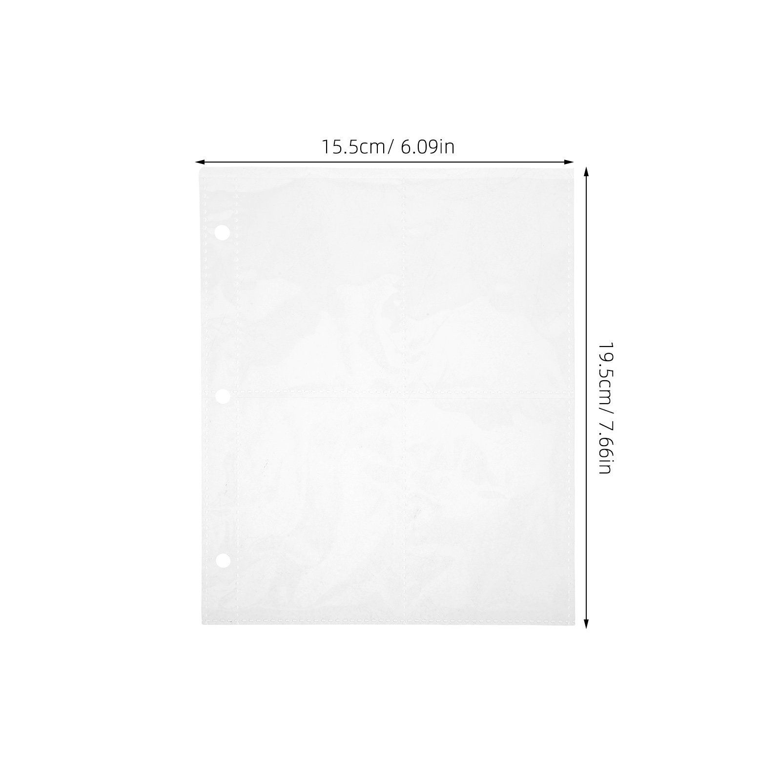 10Pcs Clear Binder Card Sleeve - Trading Card Binder recensie en prijs