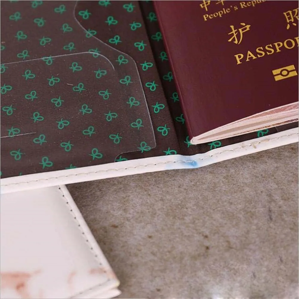 Women Men Passport Cover Pu Le - Card Top Loader recensie en prijs