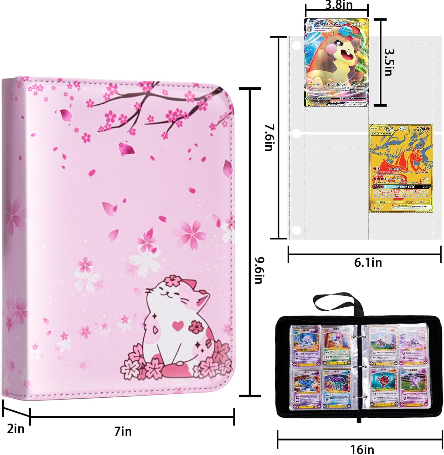 440 Card Binder for Girls with - Trading Card Binder recensie en prijs