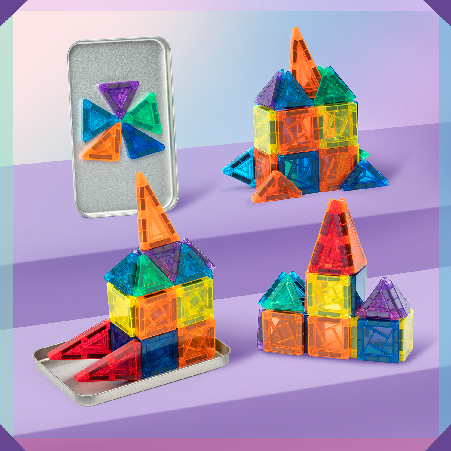 42P/60P Mini Magnetic Tiles Bu - Building Block Mini recensie en prijs