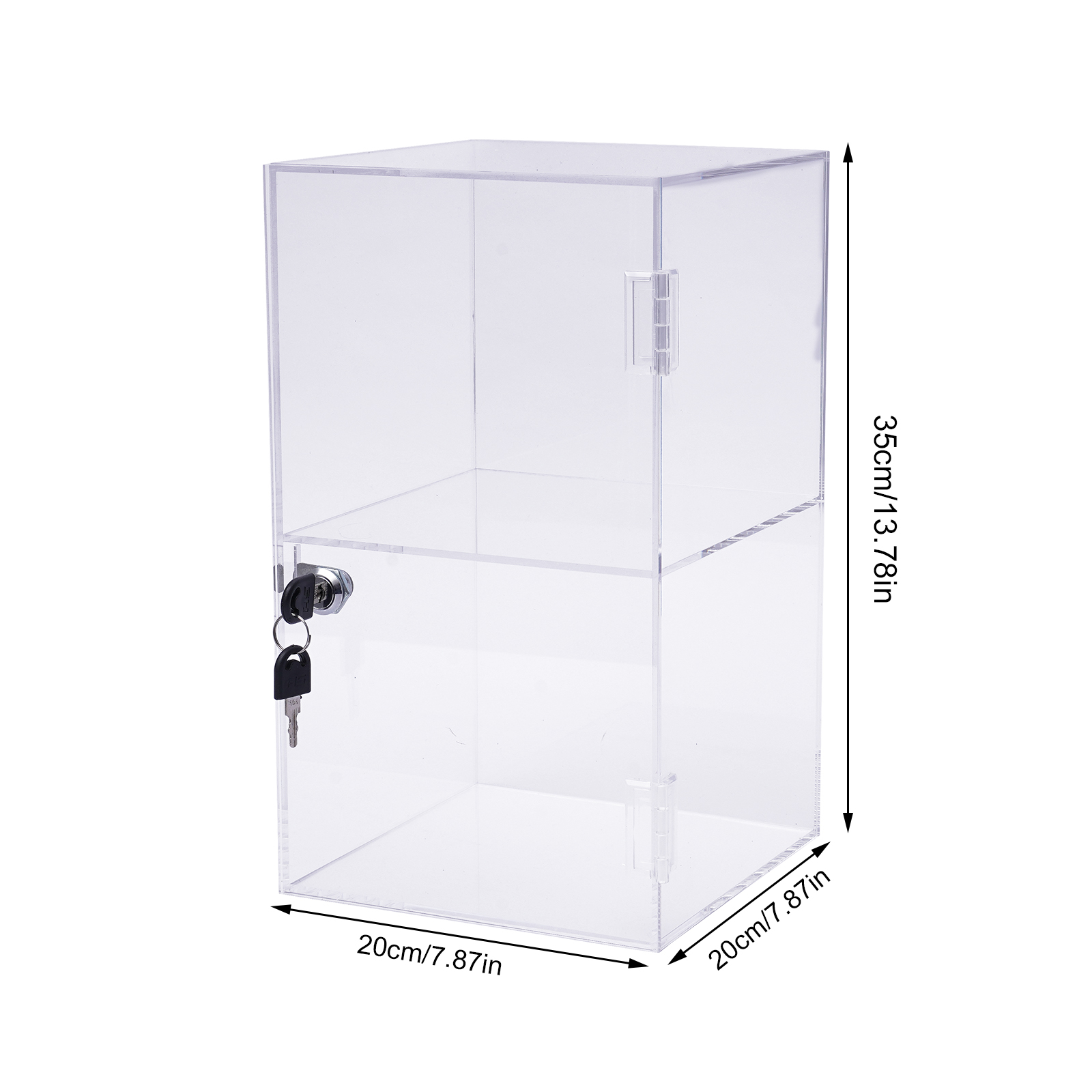 Transparent Acrylic 20x20x35cm - Display Case Acrylic recensie en prijs