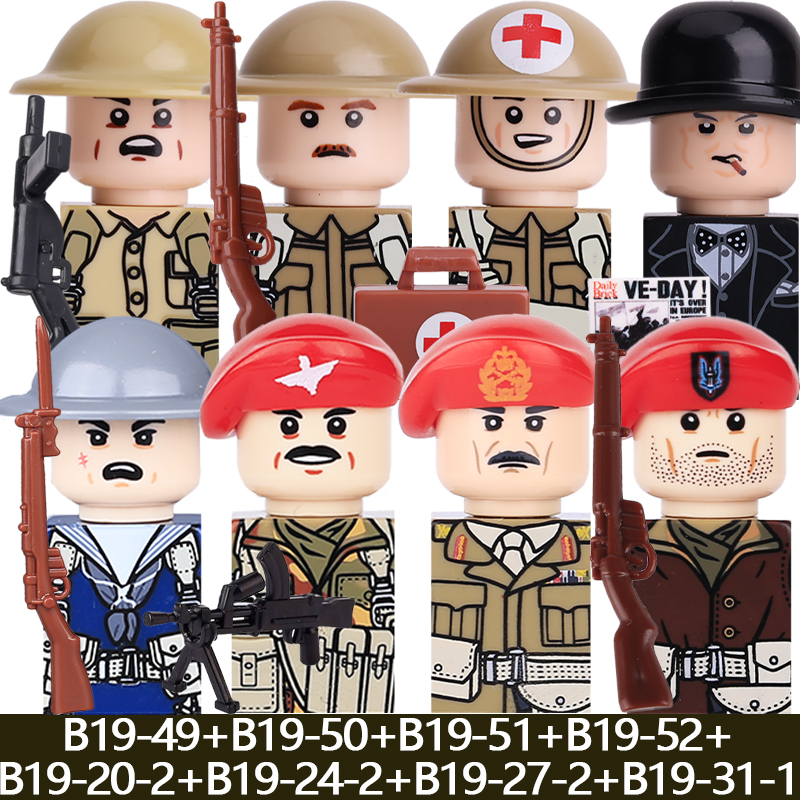 WW2 Military Soldier Figures B - Lego Minifigure Holder recensie en prijs