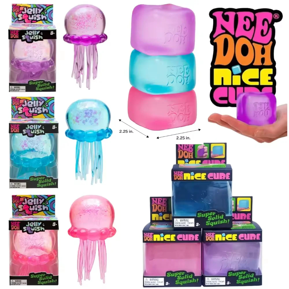 Trending Nee Doh Jellyfish & C - Fidget Cube Original recensie en prijs